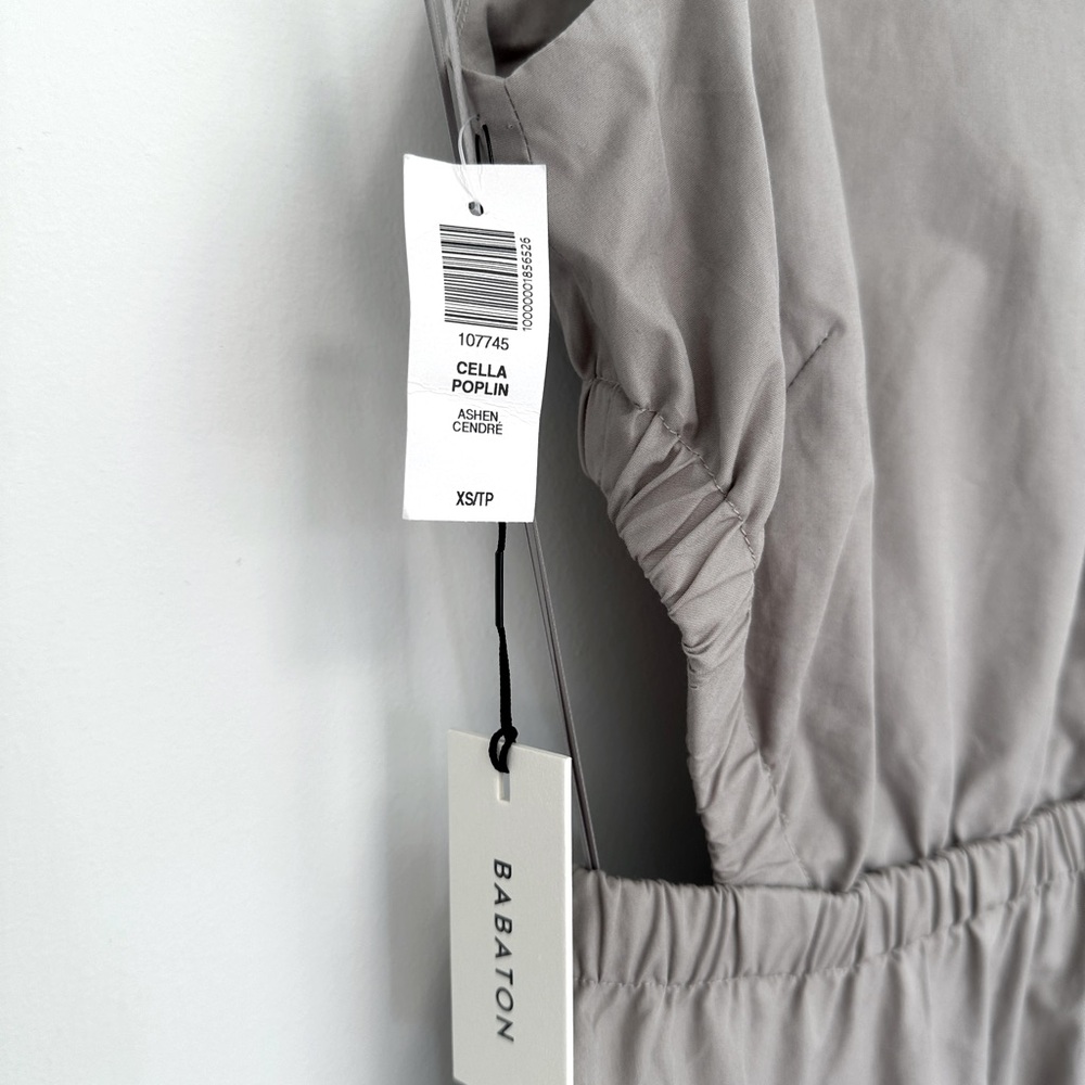 Aritzia Wilfred Cella Poplin Dress in Ashen - Picture 3 of 10